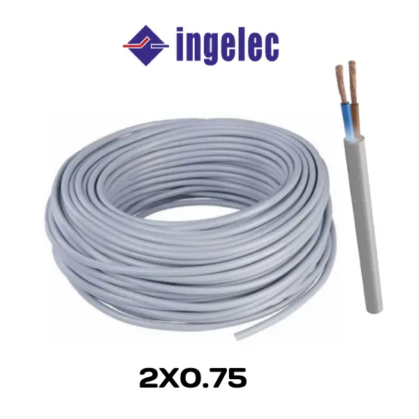 Câble Souple 2x0.75 mm² – Câble Électrique Flexible pour Petits Appareils