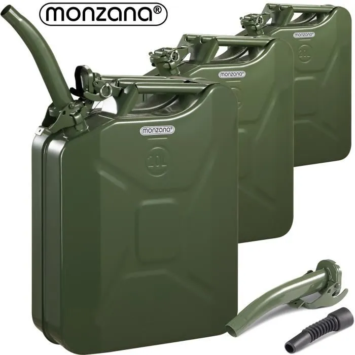 Jerrican à Essence 5L / 10L / 20L – Bidon Carburant Résistant avec Bouchon Sécurisé | Droguerie Chrifia Marrakech