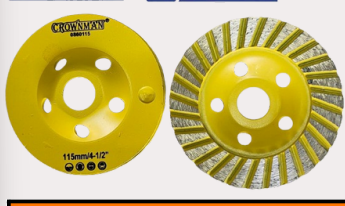 Disque de Surfaçage Diamant 115mm Crown – Meuleuse Ø115