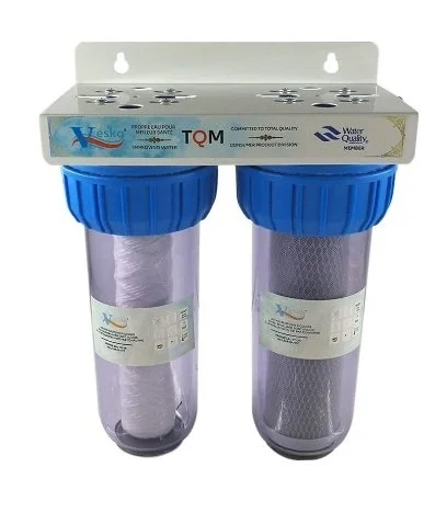 Filtre d’Eau 2 Étapes – Système de Purification Double Filtration Anti-Sédiments et Chlore | Droguerie Chrifia Marrakech