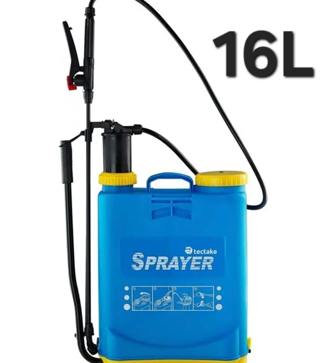 Pulvérisateur 16L à Dos – Pulvérisateur Manuel Haute Pression Jardin & Agriculture | Droguerie Chrifia Marrakech