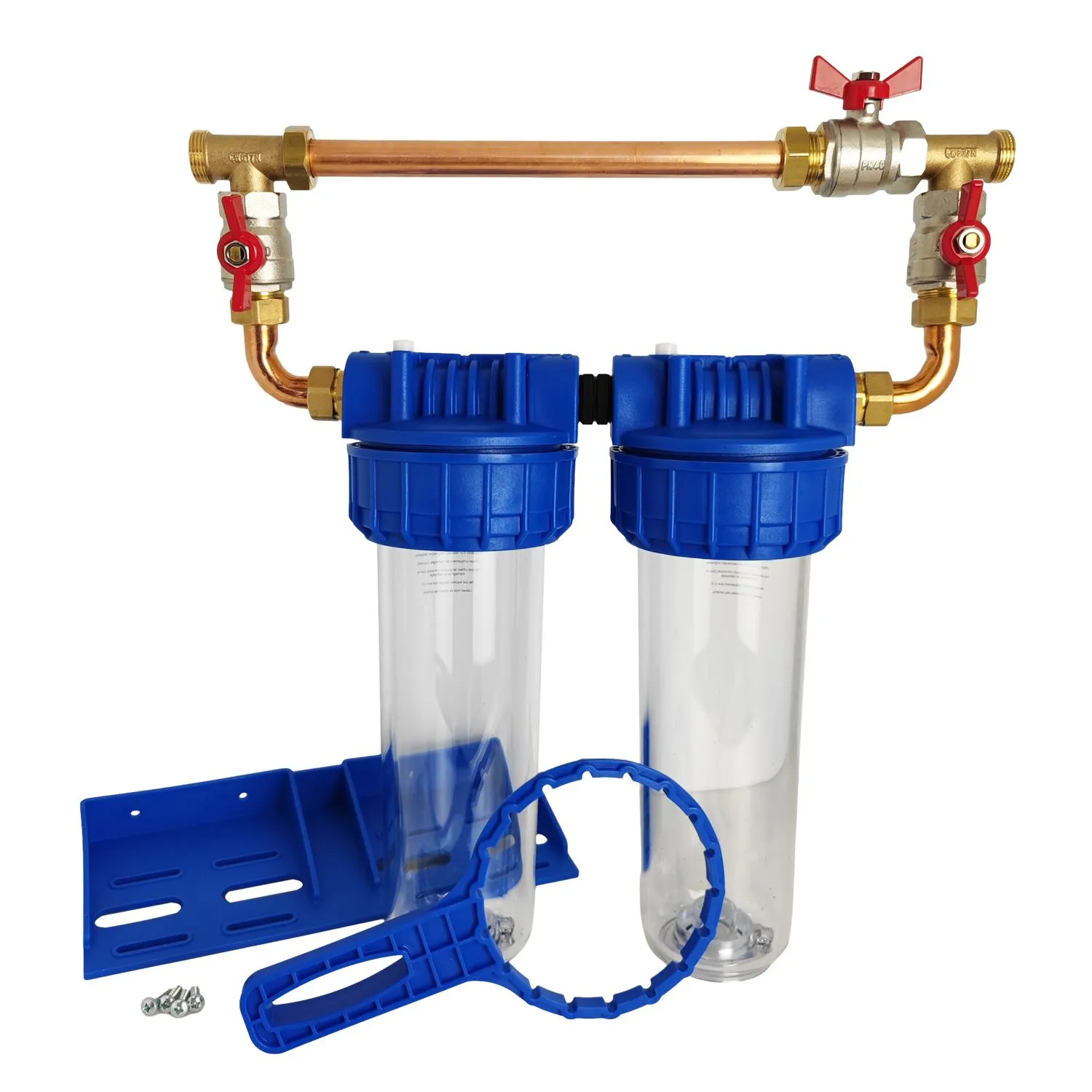 Filtre d’Eau 2 Étapes – Système de Purification Double Filtration Anti-Sédiments et Chlore | Droguerie Chrifia Marrakech – Image 3