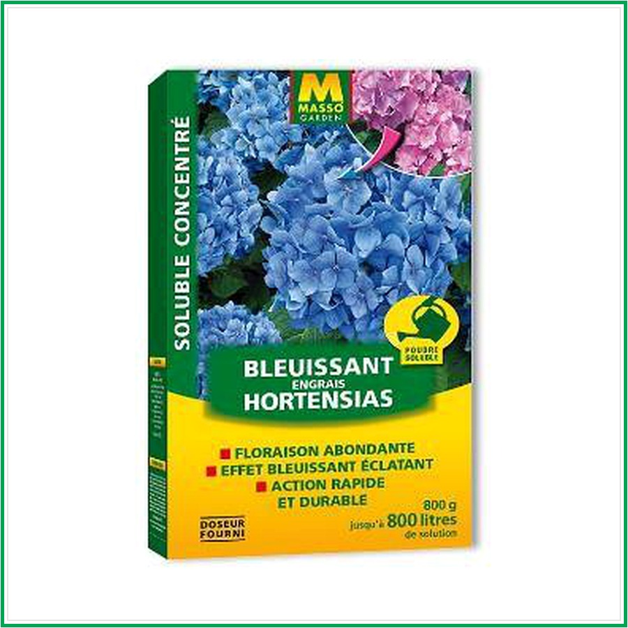 Engrais bleuissant hortensias Massó Garden – 800 g