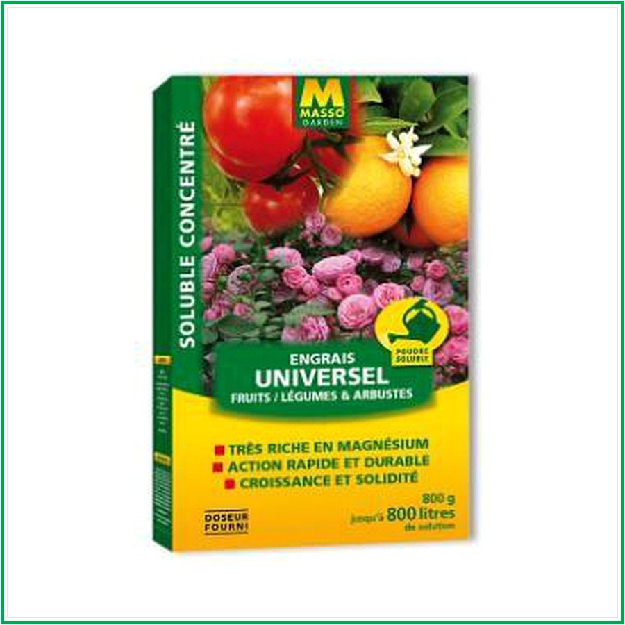 Engrais soluble universel Massó Garden – 800 g