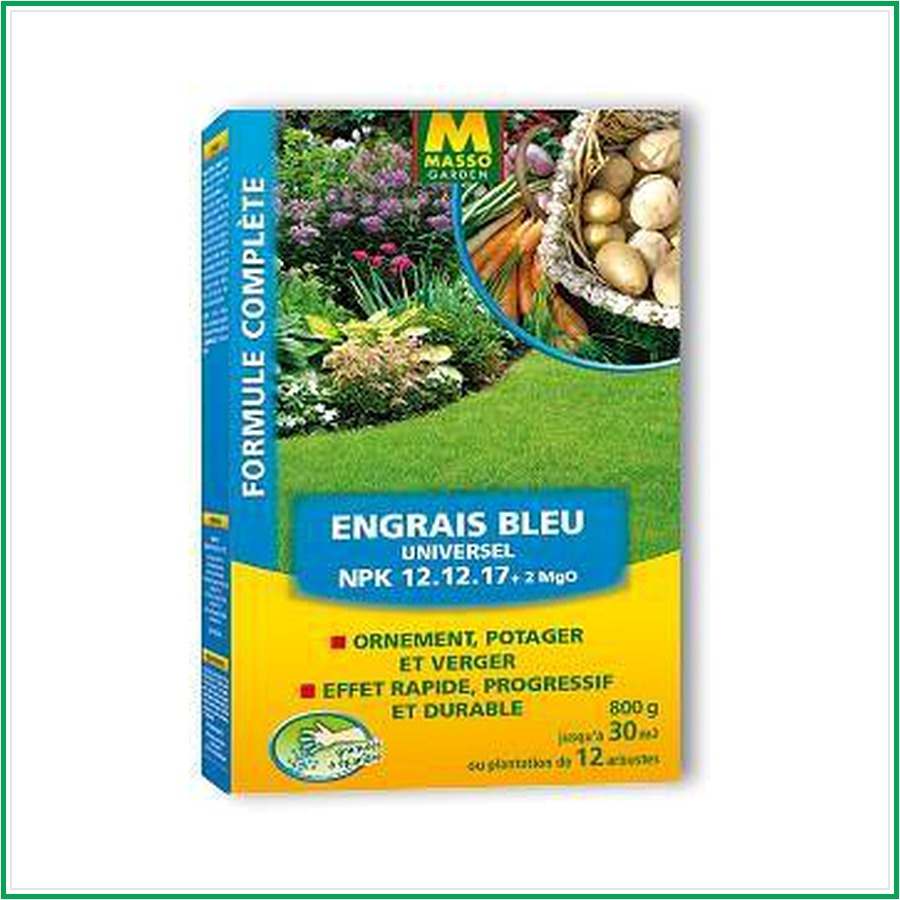 Engrais bleu universel Massó Garden – 800 g