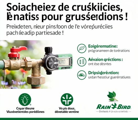 Programmateur Électronique Rain Bird pour Robinet d'Arrosage – Image 2