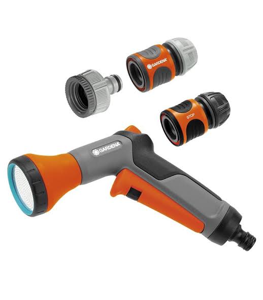 Ensemble pistolet pompe de jardin