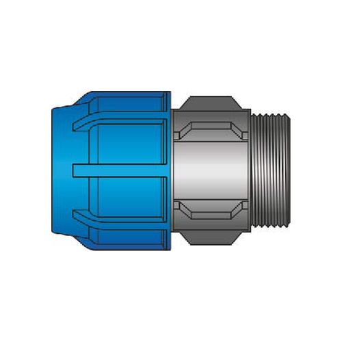 Raccord Male Poly 90 X 3 Carton : 18 - Plastica Alfa